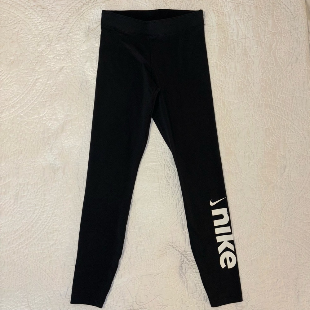 Nike Women’s Cotton Blend Full Length Tight Legging Womens Size S